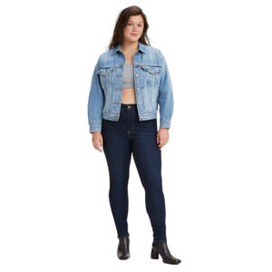 Levi's 720 High Rise Super Skinny Blue Jeans in Size 25